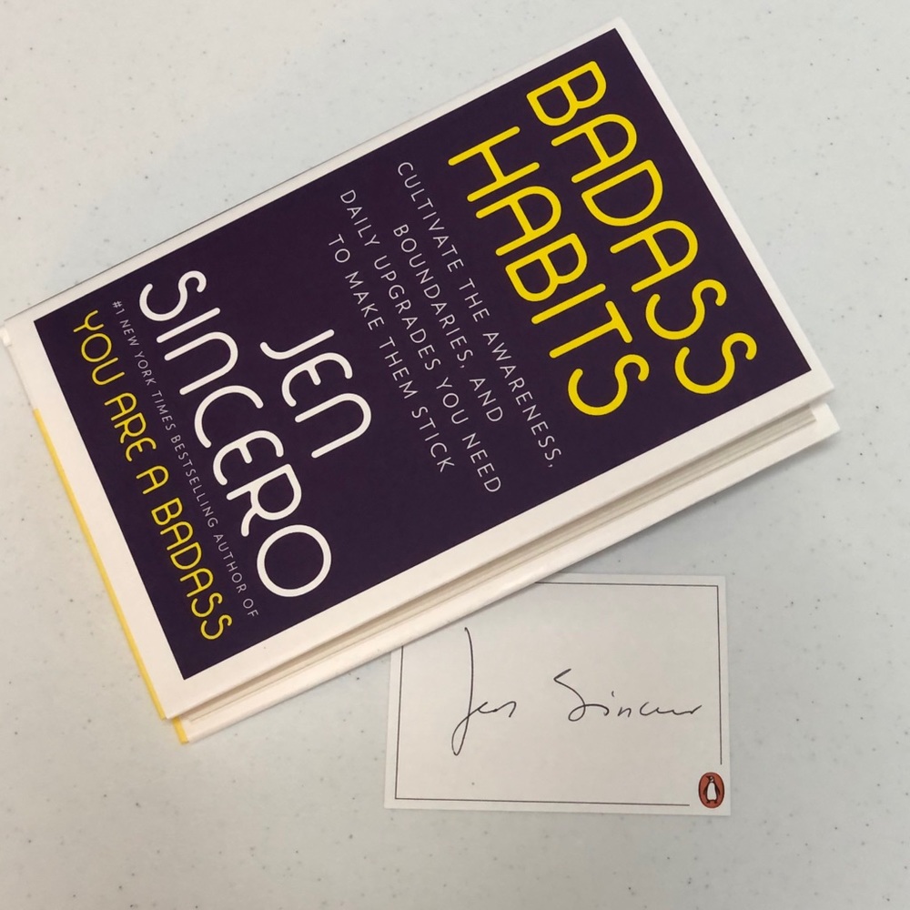 Badass Habits with Bookplate Signed by the Author